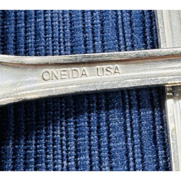 Oneida Bancroft Fortune Salad Fork 6.75 inch Lot of 4 Stainless Flatware USA - Picture 4 of 5